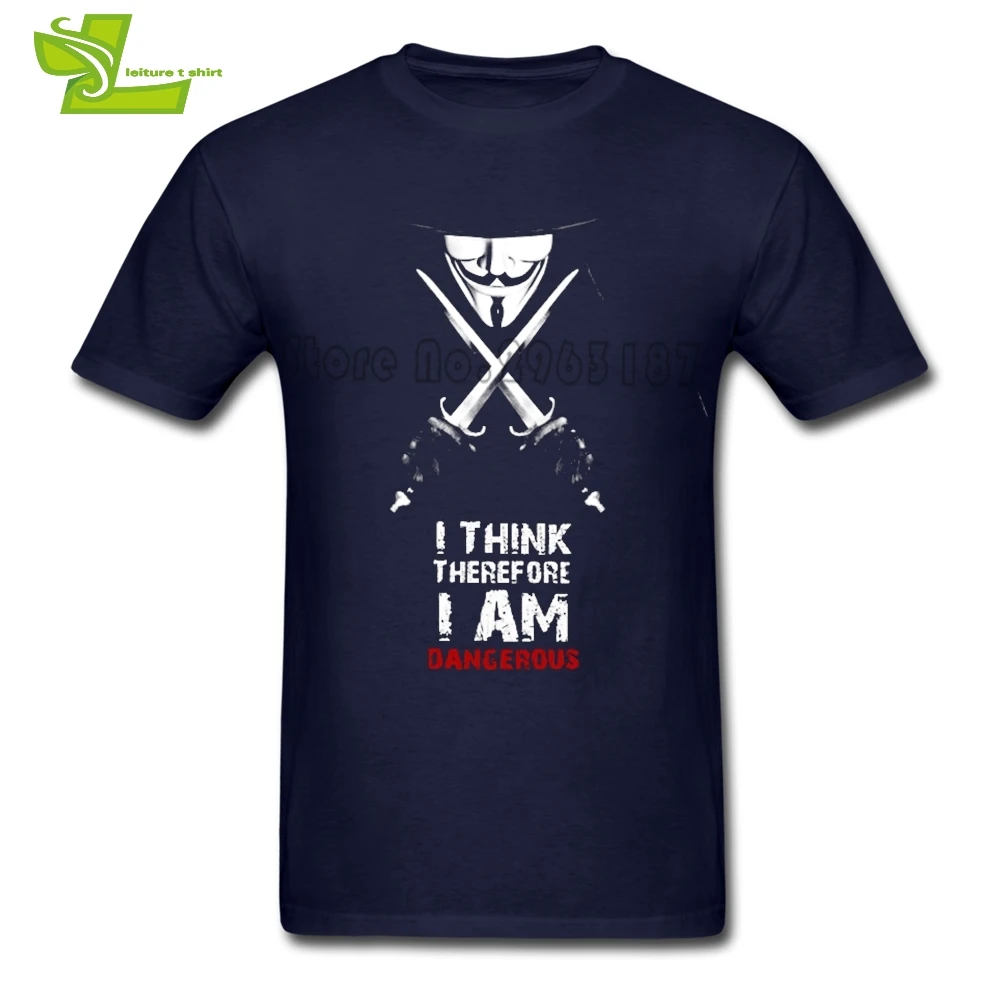 V For Vendetta для взрослых Футболка досуг упражнения свободная футболка Для Мужчин's