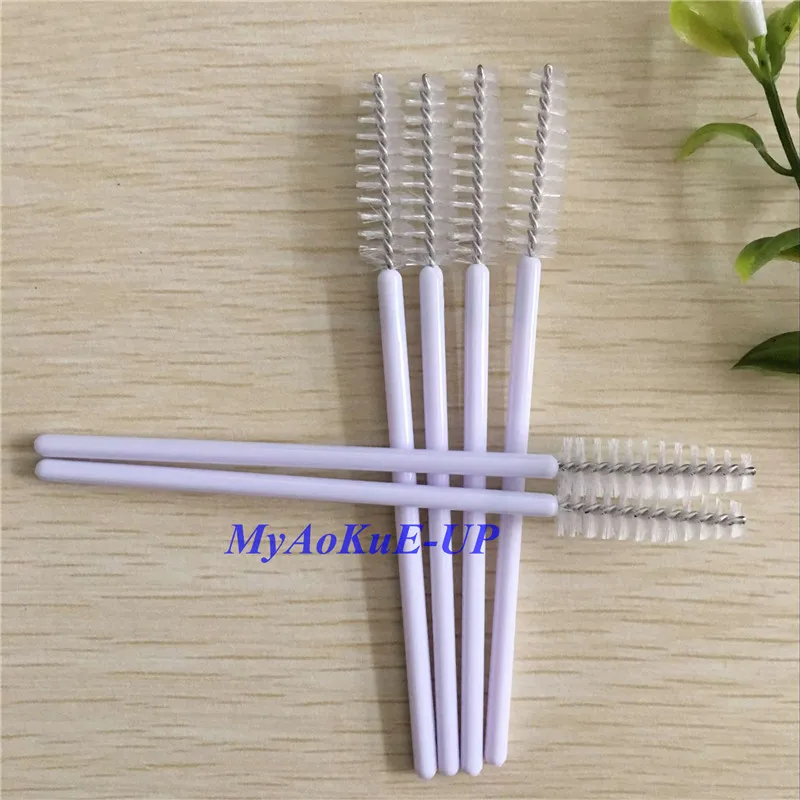 Косметическая расческа тушь для ресниц палочки Аппликатор щеточки Белого Цвета