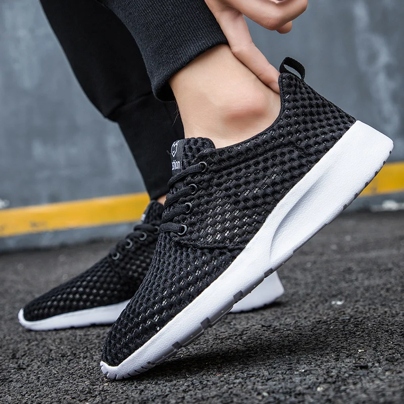 Мужская обувь для бега мягкая легкая спортивная мужчин и женщин кроссовки