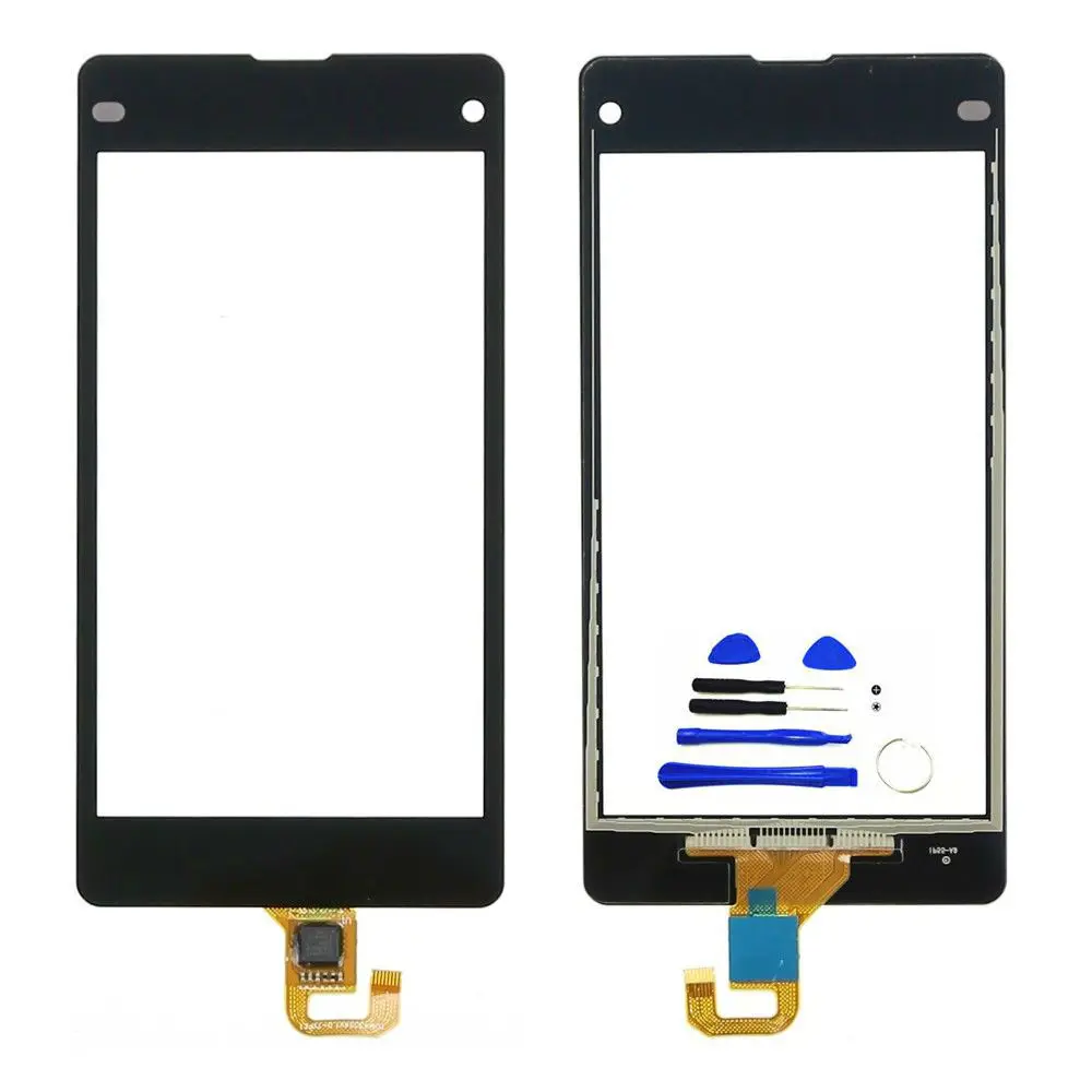 RTBESTOYZ для sony Xperia Z1 Mini Compact D5503 сенсорный экран дигитайзер сенсор запасная Передняя стеклянная панель части 4,3 ''Z1 Mini