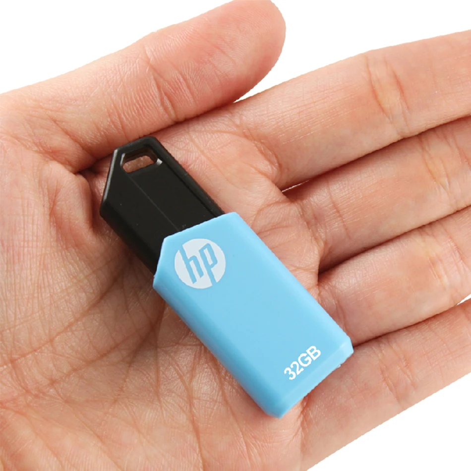 Original HP V150W Cap-less Waterproof USB Flash Drive Cle Stick External Storage 64G 32G Pendrive | Компьютеры и офис