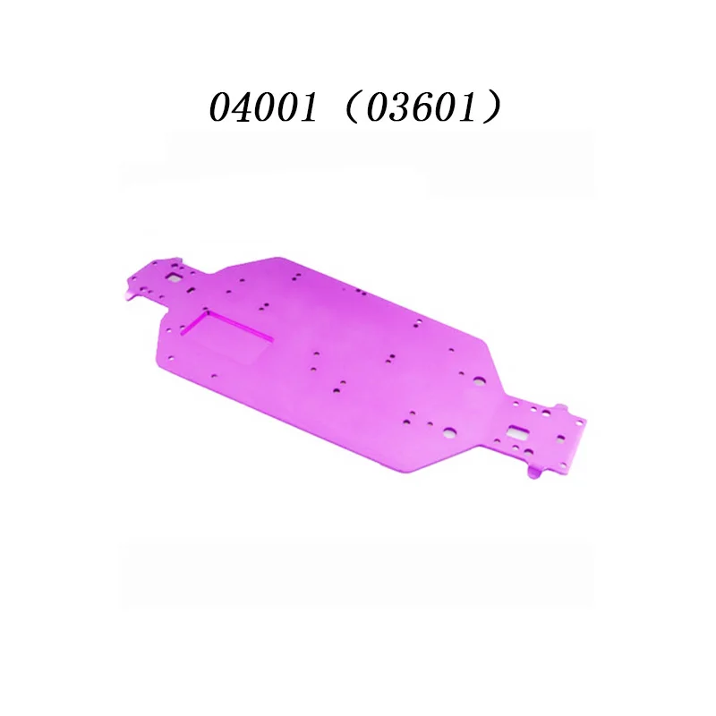 RC автомобиль 1/10HSP 04001 03601 алюминий сплав металла шасси обновления Запчасти для