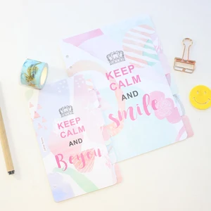 Индексные разделители с 6 отверстиями для школьников, блокноты канцелярские товары, a5a66 шт.партия