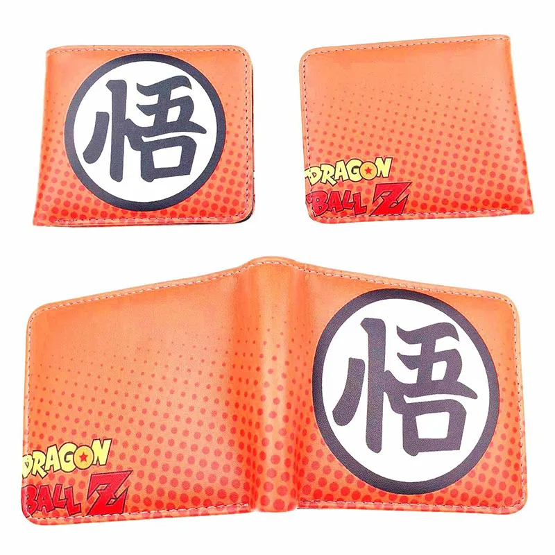 Q Кошелек с рисунком Dragon Ball Z, кошелек из искусственной кожи с карманом для монет, сумки с держателем для карт для детей, подростков, мужчин и женщин, Короткие Кошельки - Цвет: Q