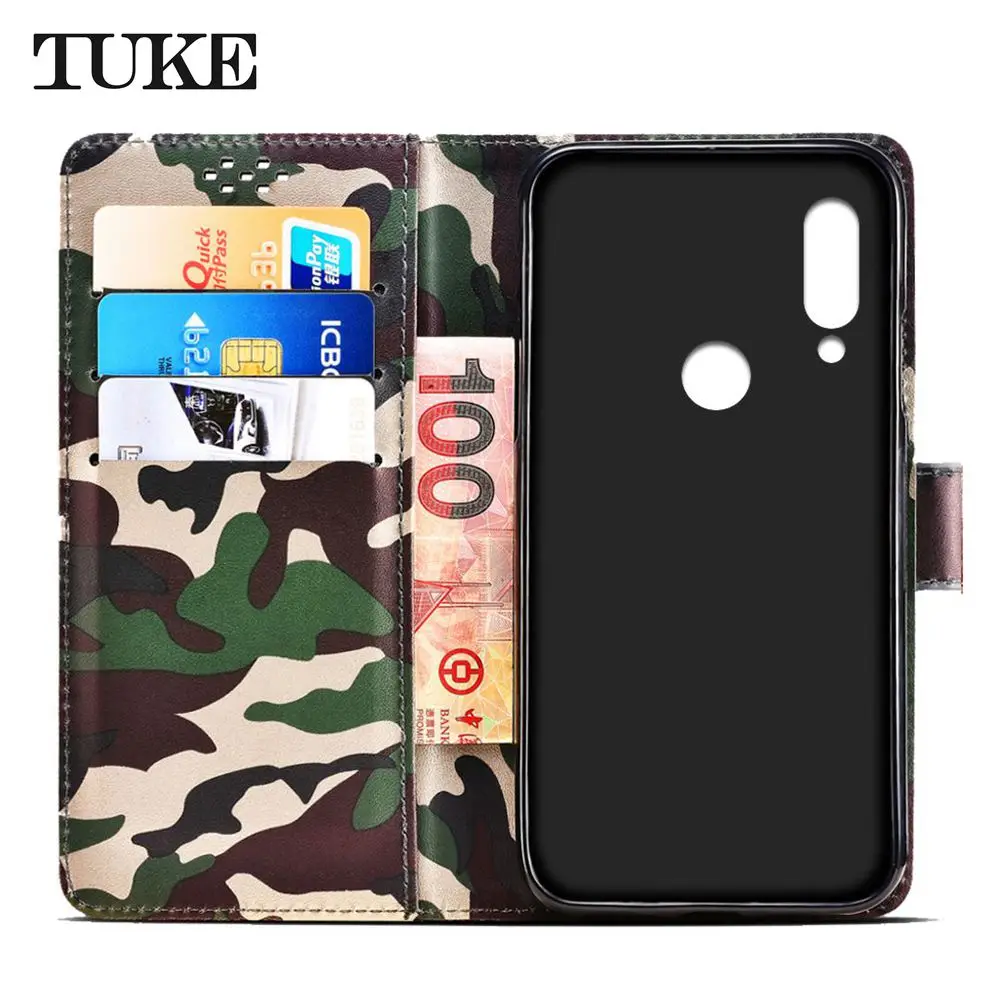 Для Huawei Y9 2019 Роскошный чехол-кошелек из искусственной кожи с откидной крышкой