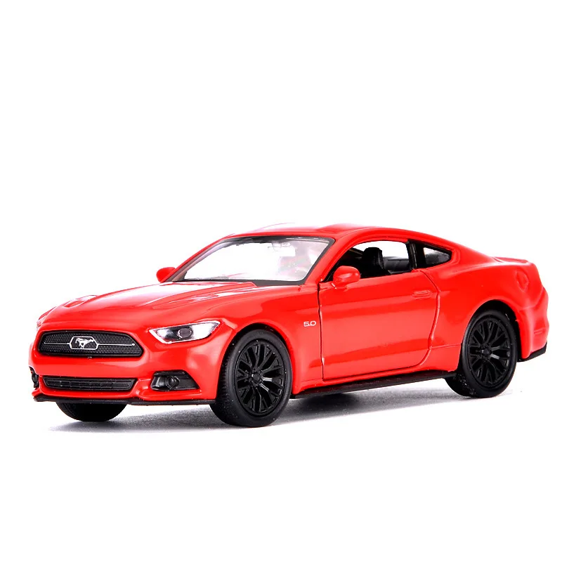 1:36 весы сплав оттягивающаяся модель автомобиля высокая симуляция Ford Mustang