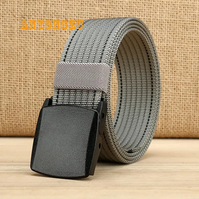 2018 Outdoor Anti Allergy Environmental Smooth Nylon Belt High Quality Plastic Buckle Camouflage Men'blet