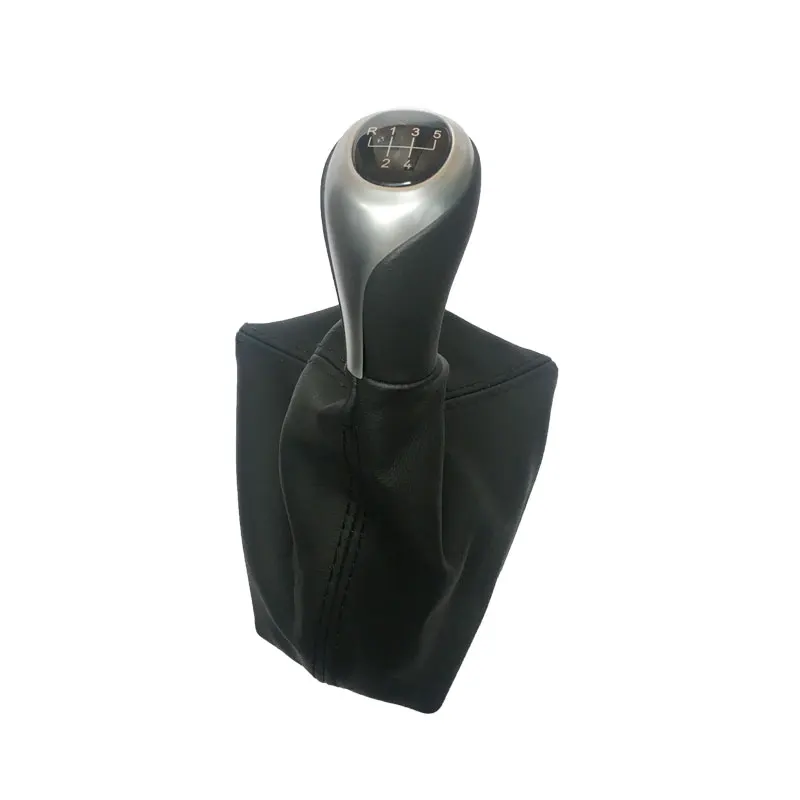 Fdik New Arrival Gear Shift Knob Boot Cover Stick Lever 5/6 Speed Emblem For F30 Car Accessories Silver Handle | Автомобили и