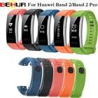 Ремешок сменный для наручных часов Huawei watch, силиконовый резиновый браслет для Huawei band 2 B19B29 pro, аксессуары для часов