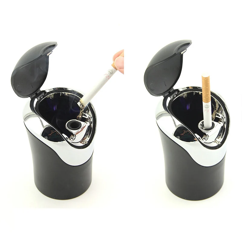 1 шт. портативный светодиодный светильник автомобильная пепельница