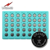 100pcs5pack wama new cr2025 li ion lithium 3v button cell coin battery car remote br2025 2025 dl2025 kcr2025 lm2025 batteries