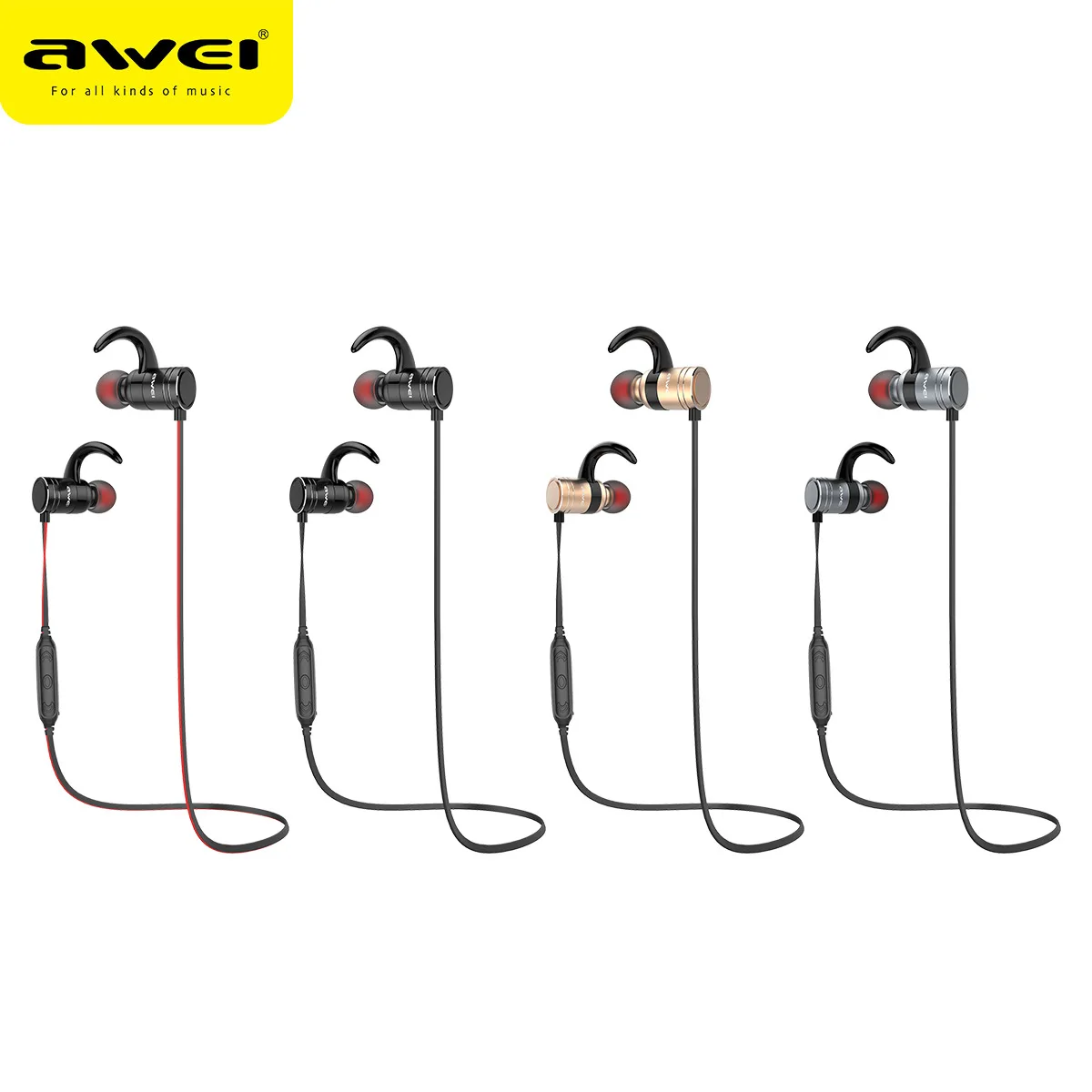Оригинальные Наушники AWEI AK7 беспроводные наушники спортивные с Bluetooth 50