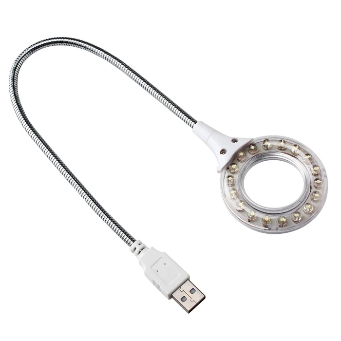 Увеличительное стекло в форме мини USB 18 Led ночник портативный ноутбук компьютер