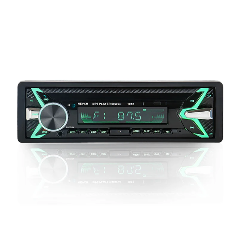 Одноместная Автомагнитола 1 DIN стерео с Bluetooth Автомобильный MP3 плеер