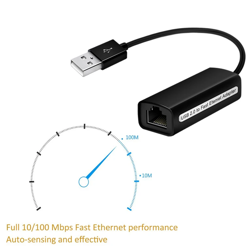 Адаптер Ethernet с USB 2 0 на 100 м для Nintendo Switch поддержкой 10/100 Windows 10 /Nintendo s Switch|Источники