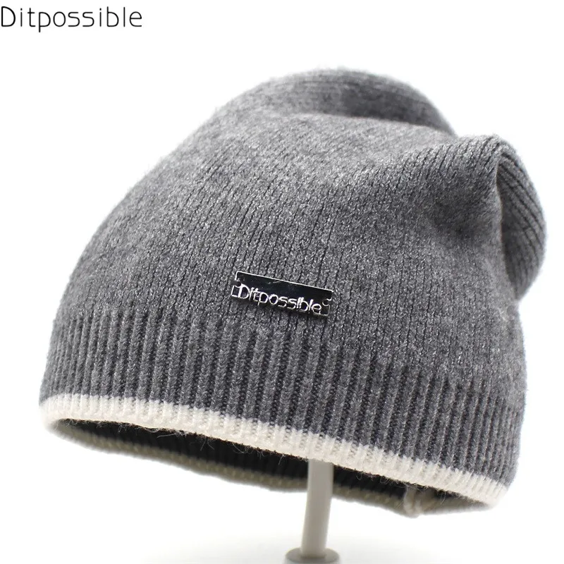 Ditpossible бренд дизайн вязаные шапочки для женщин зимняя шапка шерсть gorro облегающая шапка шапки для женщин