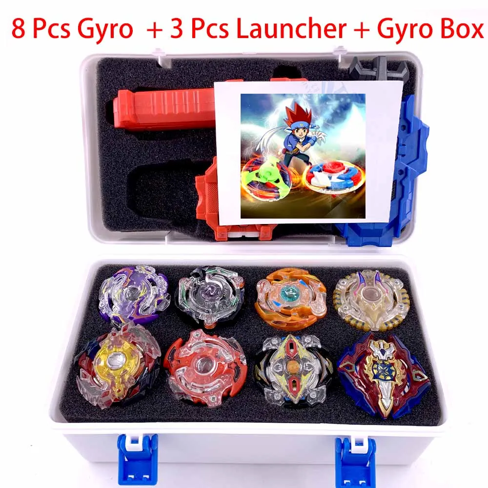 Beyblade Burst Bey Blade игрушка из металла Funsion Bayblade набор коробка для хранения с ручкой пусковая пластиковая коробка игрушки для детей