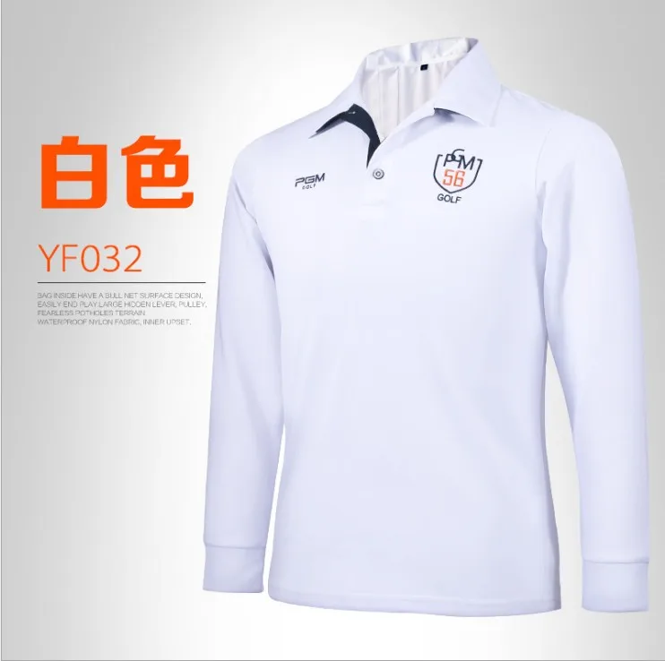 PGM Мужская рубашка с длинными рукавами мягкие спортивные трикотажные изделия для