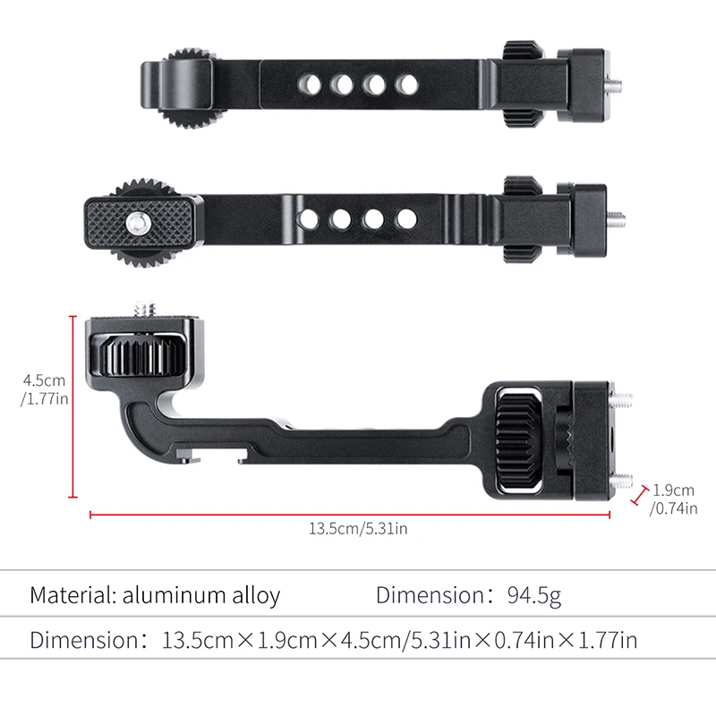 Ronin S удлинитель с 1/4 ''холодным башмаком крепление для мониторов