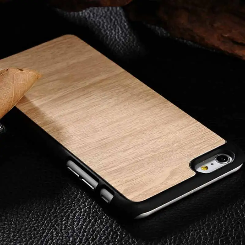 Классический жесткий чехол с деревянным узором для iPhone 6 6S Plus 5 дюймов жесткая