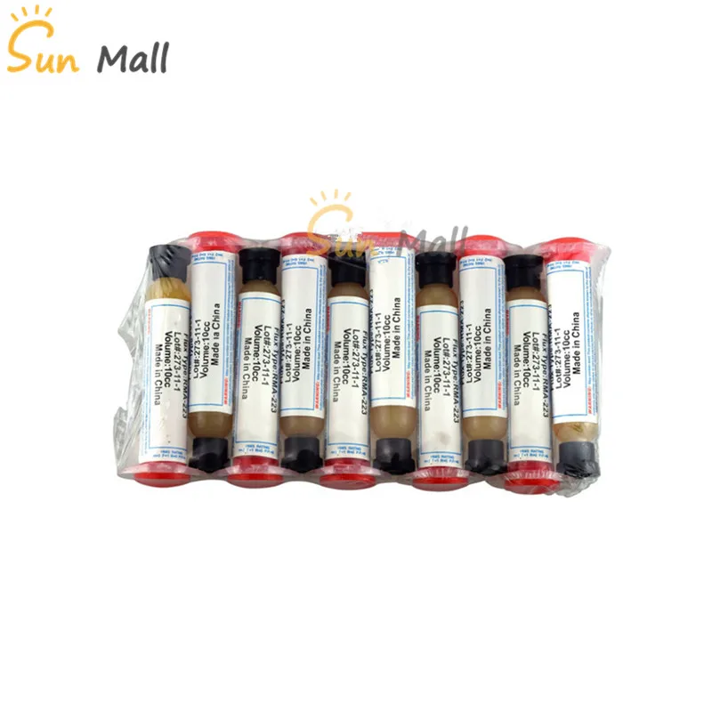 Паяльная паста 10 шт. флюс 10cc Смазка RMA223 RMA-223 для чипов светодиодный светодиодных