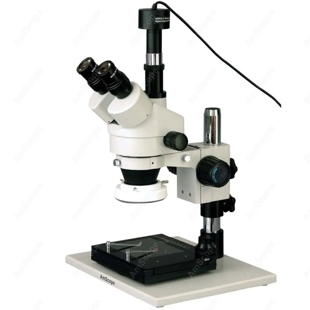 Микроскоп с зумом для проверки амскоп 3 5x 90X микроскоп цифровой камерой 8 МП|microscope