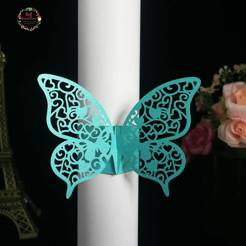 40 шт. держатель для салфеток свадебных салфеток|butterfly napkin rings|for weddingparty favors |