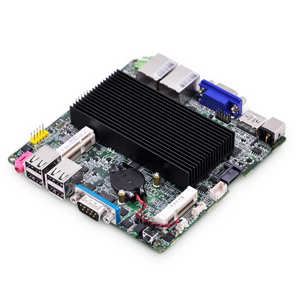 OEM Qotom Мини ПК плата Q1007G2 P celeron 1007U двухъядерный низкомощный безвентиляторный