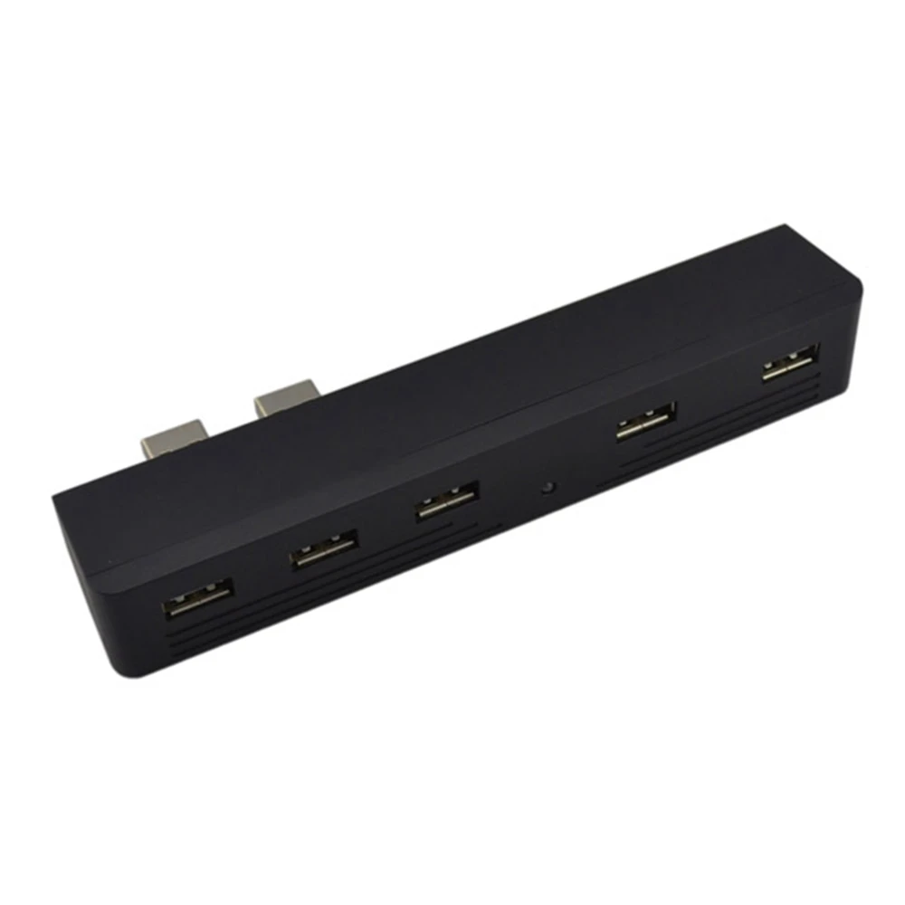 Xunbeifang 10 шт. 5 Порты и разъёмы usb-концентратор, адаптер для playstation 3 для PS3 высокоскоростной адаптер на возраст от 2 до 5