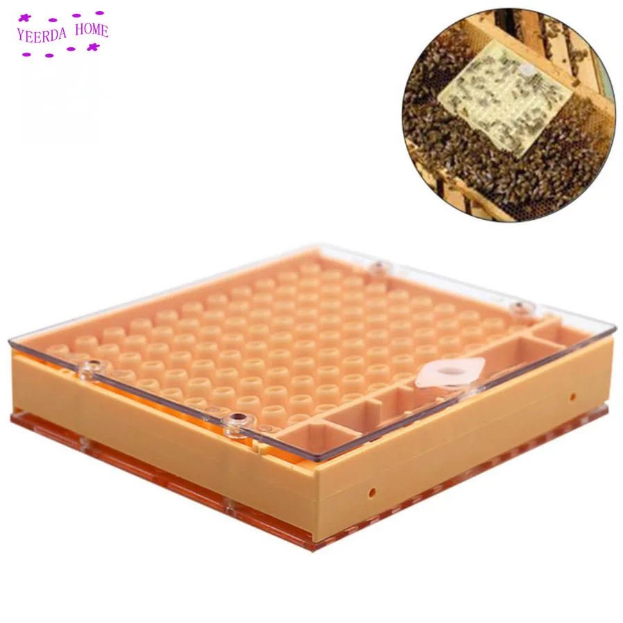 Пчелиная королева набор для выращивания Cupkit коробка 110x коричневая клетка CupsSystem Cupularve инструменты пчелиный Хранитель apculture поставщик пчеловодства