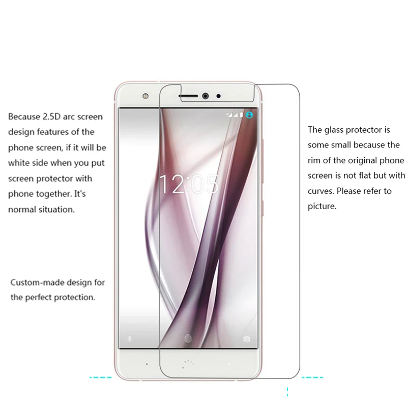 EXUNTON 2PCS For BQ Aquaris X 9H Tempered Glass Screen Protector Film Pro Xpro Smart Phone Protective | Мобильные телефоны и