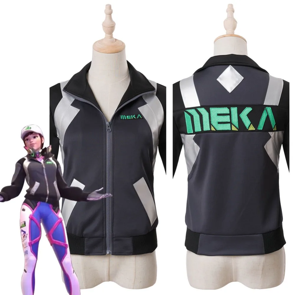 Костюм для косплея OW D.Va DVA Hana Song куртка стреляющая звезда свитшот взрослых мужчин