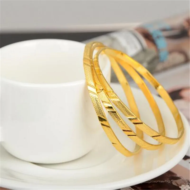 3 шт./компл. детская браслет новая мода Винтаж цвета: золотистый Серебристый