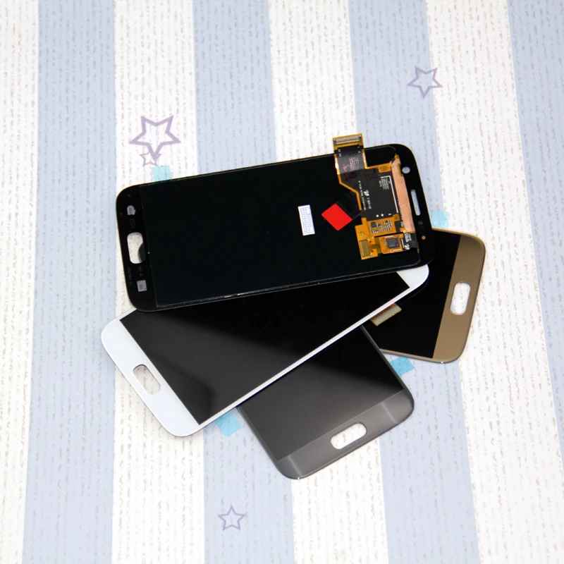 Жк дисплей для Samsung Galaxy S7 G930 G930F G930A G930T G930V жк с сенсорным экраном и дигитайзером в