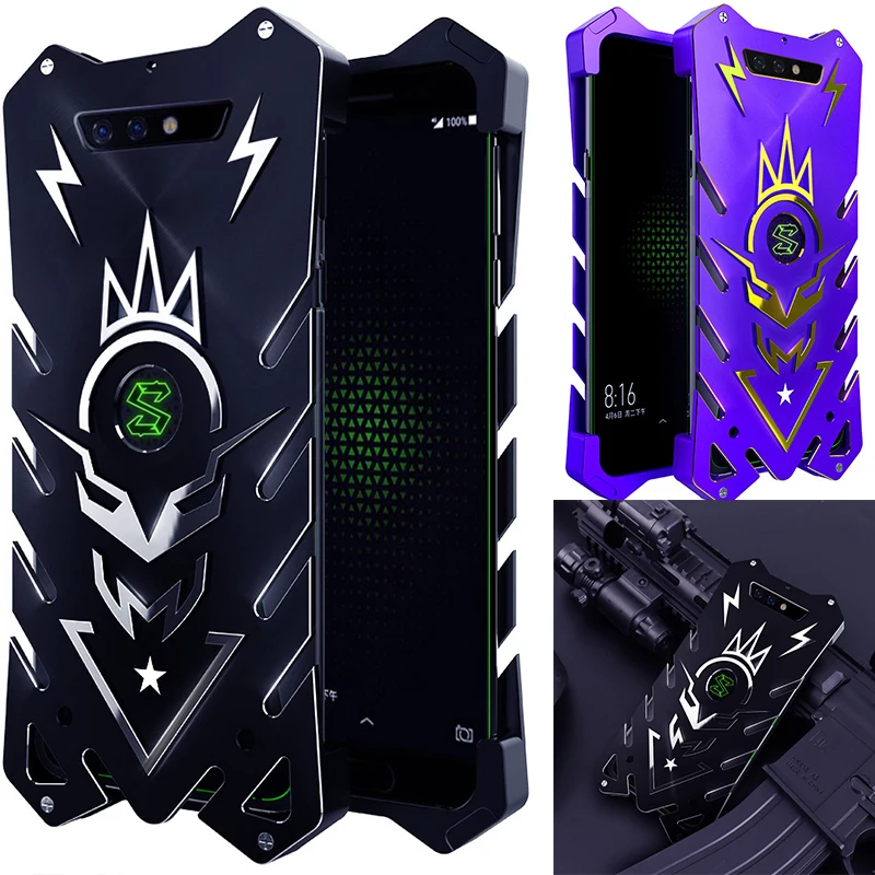

Black Shark 2 Helo Zimon Luxury New Thor Heavy Duty Armor Metal Aluminum Phone Case For Xiaomi Mi CC9 CC9E A3