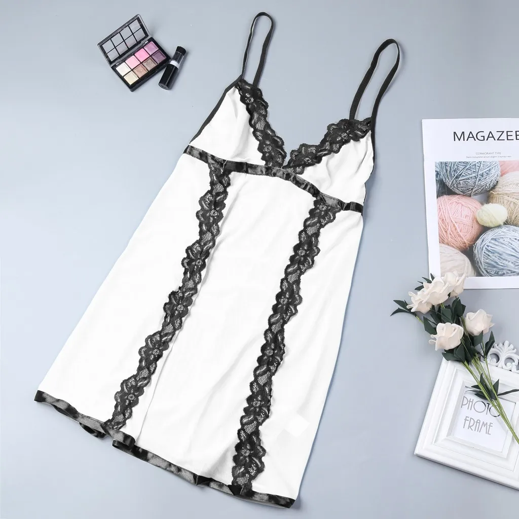 Женское Прозрачное нижнее белье Клубная одежда с глубоким V образным вырезом