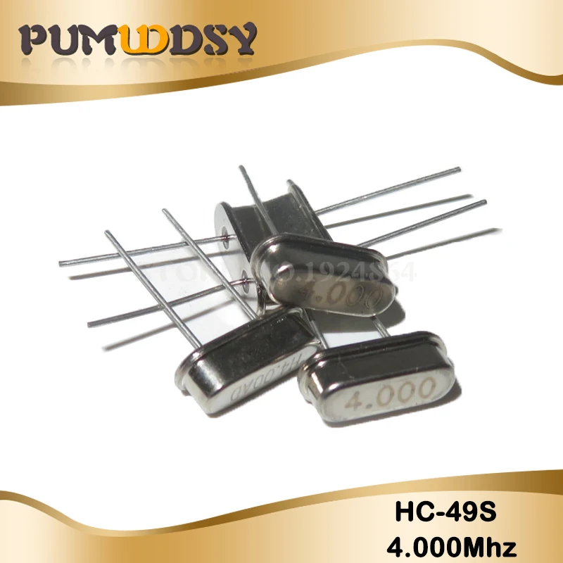 100PCS 4Mhz 6Mhz 8Mhz 12Mhz 16Mhz 20Mhz 24Mhz 32.768K 2*6 32.768K 3*8 Quartz Crystal Resonator Passive Oscillator HC 49S