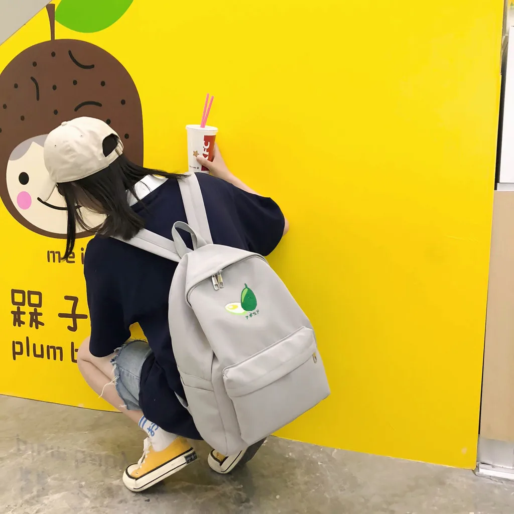 MOLAVE рюкзак женская мода авокадо Печать Дети Мальчики Девочки bookbag Студент Путешествия Рюкзак carteras mujer de hombro y bolsos