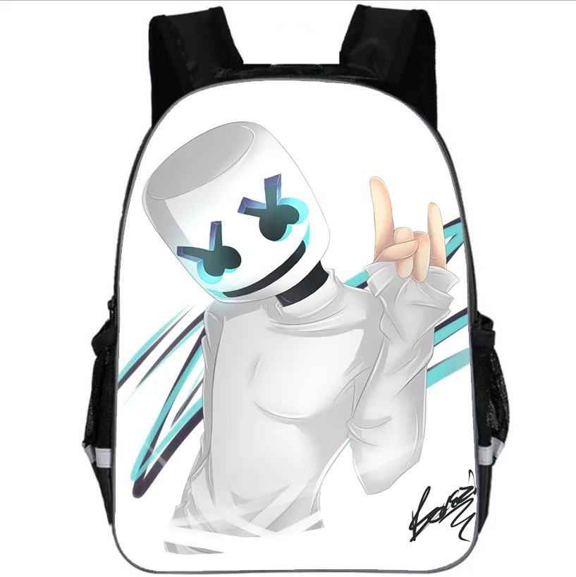 School bag DJ Marshmallow сумка Школьный рюкзак для подростков Marshmellow рюкзак детские школьные сумки ортопедические рюкзаки - Цвет: School bag