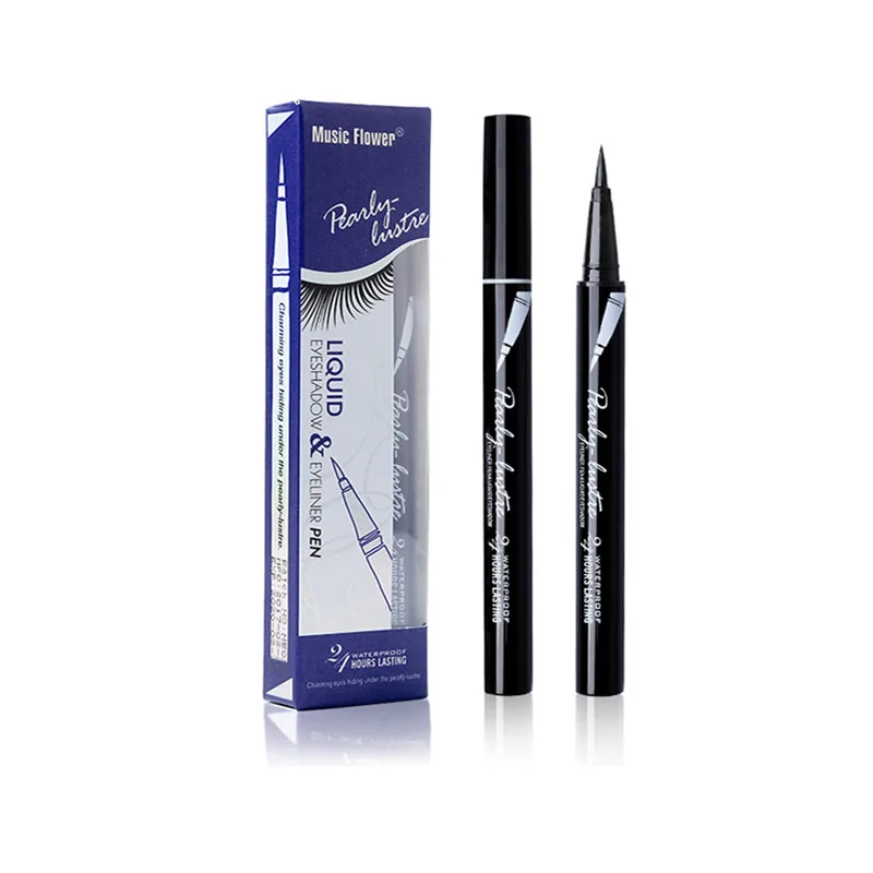 Дропшиппинг жидкие тени для век подводка глаз жемчужная ручка водостойкая анти пот текстура гель 24 часа