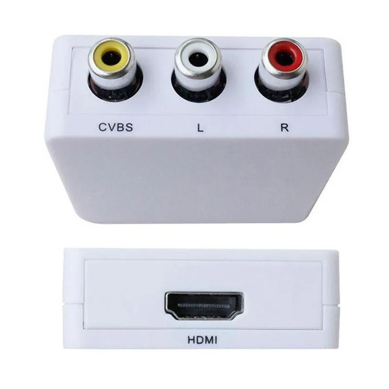 10p! Переходник RCA в HDMI 720P 1080P мини конвертер сигнала AV2HDMI AV для ТВ VHS VCR записи DVD