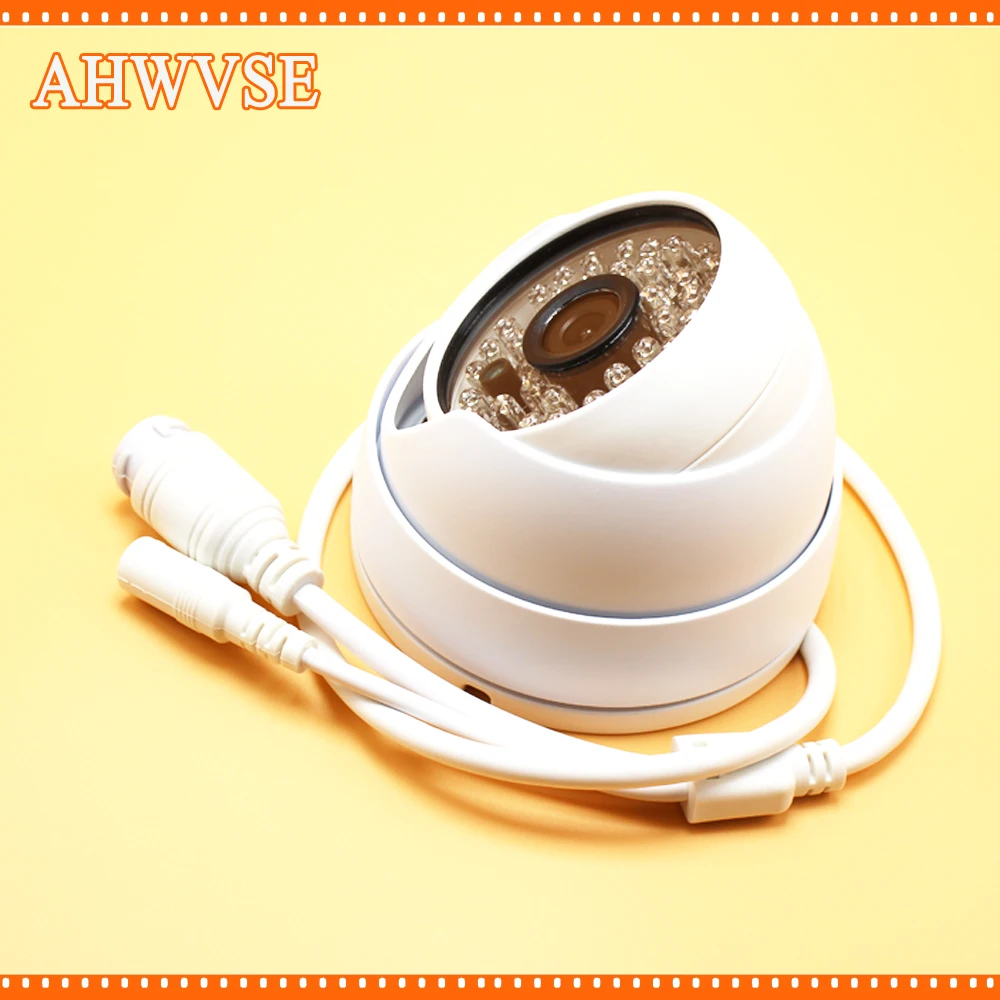 Ahwvse HD 2.0mp 1080 P POE IP Камера ONVIF P2P в/открытый металлический купол безопасности 48ir 720 Cam