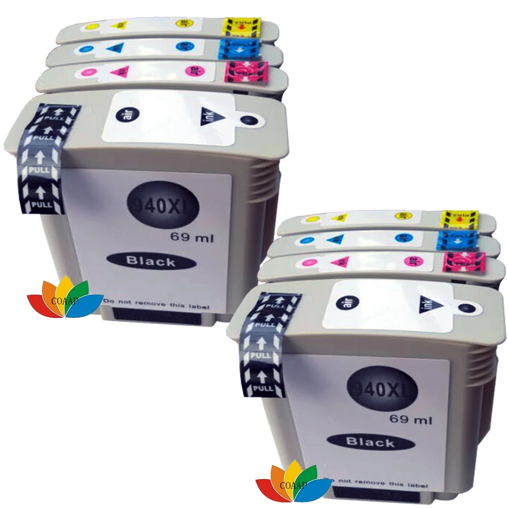 

8 Compatible ink Cartridges for hp940 940XL HP Officejet Pro 8000 8500 8500a printer