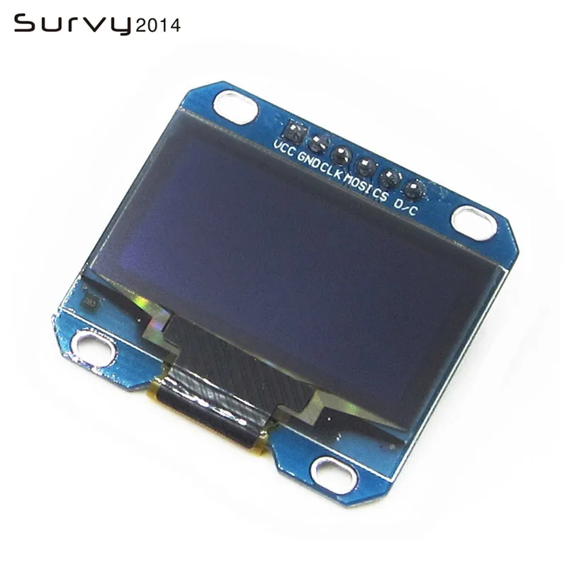 1.3 inch OLED Module White Color 128X64 LCD LED Display SPI IIC I2C | Электронные компоненты и принадлежности