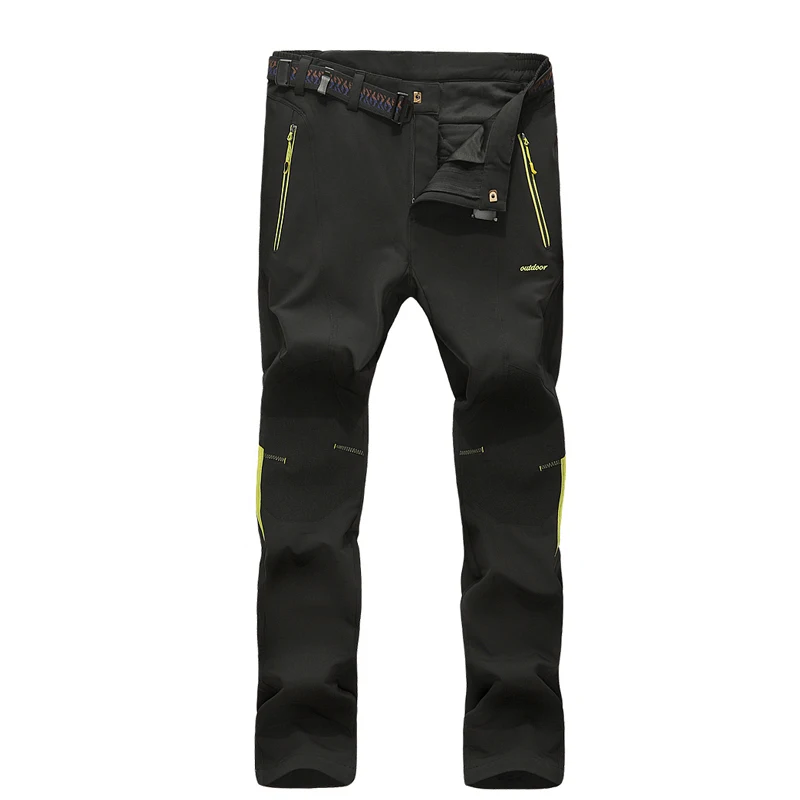black pants hiking Модные уличные штаны, зимние теплые женские Походные штаны, уличные флисовые брюки, водонепроницаемые термо штаны для кемпинга, альпинизма 1815B - Цвет: black pants hiking