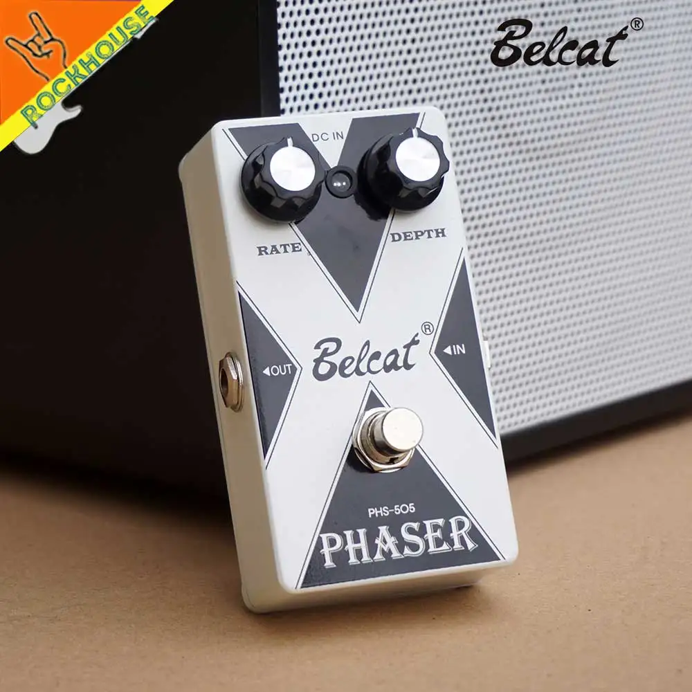 Belcat Phaser Гитарные эффекты педаль Фазовые Stompbox винтажная аналоговая схема True Bypass