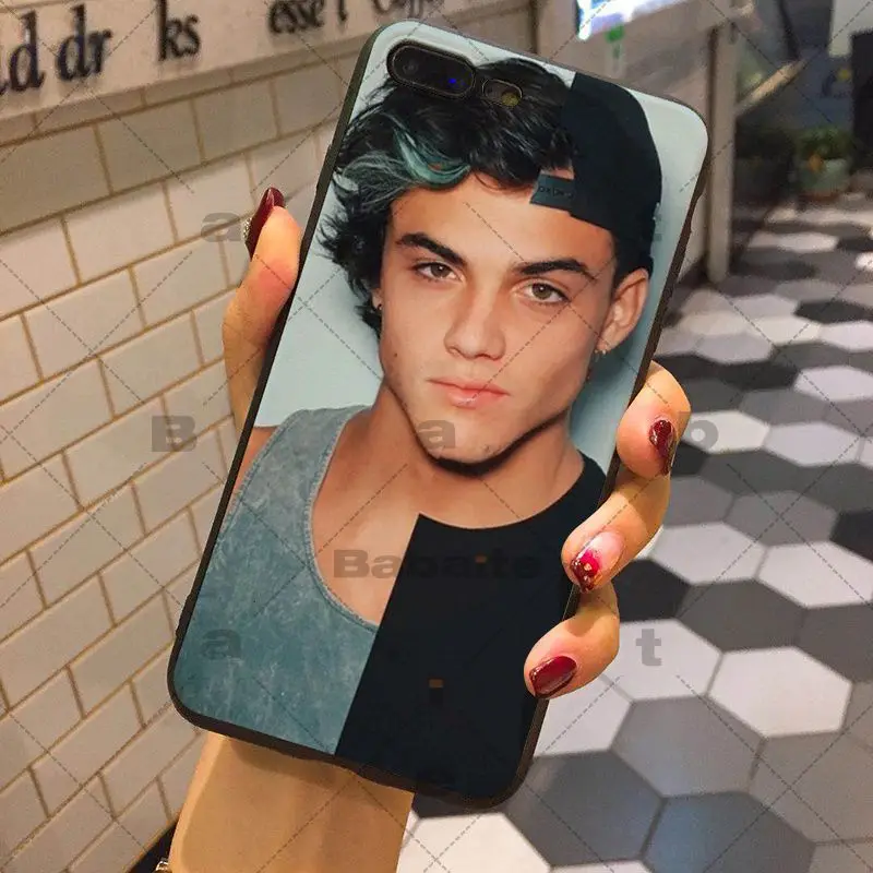 Силиконовый чехол для мобильных телефонов iPhone XS Dolan Twins мягкий силиконовый 5 5S 6 7