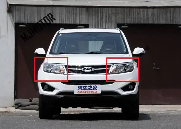 Передняя фара в сборе. Левая и правая стороны для фототехники TIGGO 5 SUV 2014 2015