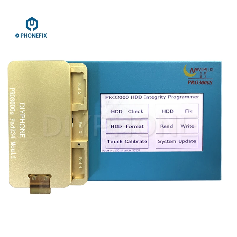PHONEFIX Naviplus Pro 3000S NAND программер Pro3000S SN чтения и записи инструмент для ремонта мобильных телефонов для iPad 2/3/4, 5, 6, разблокировать iCloud