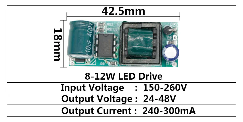 Светодиодный драйвер 1*3W 2*3 Вт 3*3W светодиодный свет AC85-265V Питание постоянный ток Напряжение Управление трансформаторы для "сделай сам"